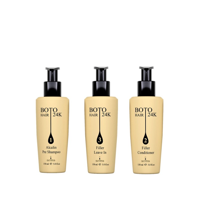 Envie 24k Zestaw Botoks do Włosów 3x150ml | Szampon, Maska, Krem | colorstyl.pl
